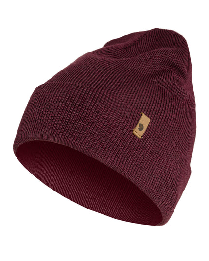 Bonnet Fjällräven Classic Knit - Couleur grenat foncé