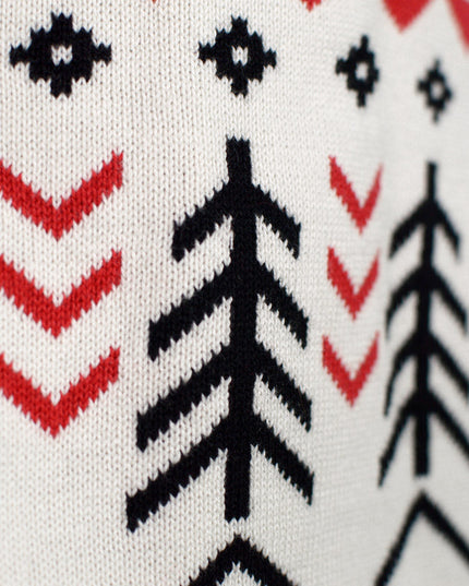 Pull de Noël Chamonix pour couples en coton biologique