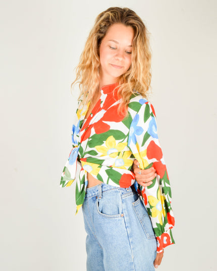 Blouse Nature Morte - Blanc Classique en Collection Limitée