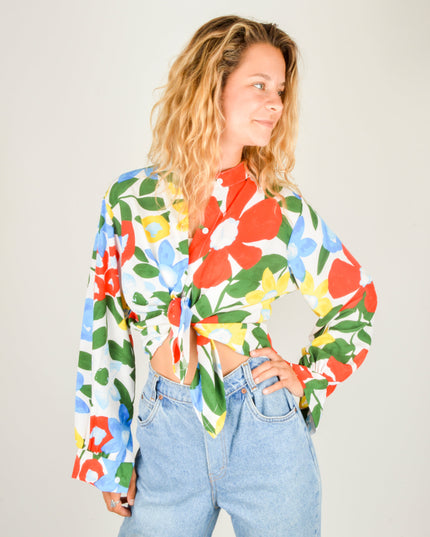 Blouse Nature Morte - Blanc Classique en Collection Limitée