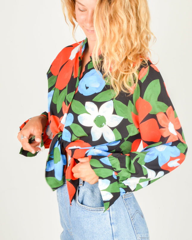 Blouse Nature Morte - Noire | Collections Limitées pour Tous les Âges