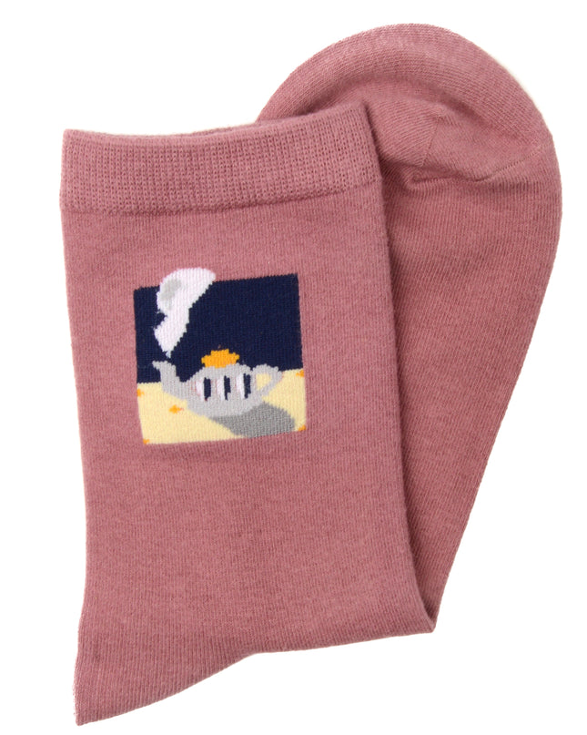 Chaussettes nature morte - Motif bouilloire