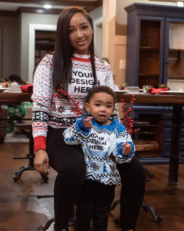 Pull de Noël moche personnalisé pour adulte