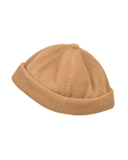Christmas Brown Knitted Docker Cap