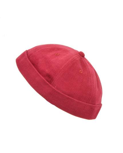 Bonnet Docker en cordon - Accessoires de Noël bordeaux