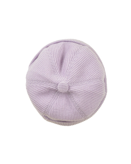 Bonnet Docker tricoté - Accessoires de Noël violets