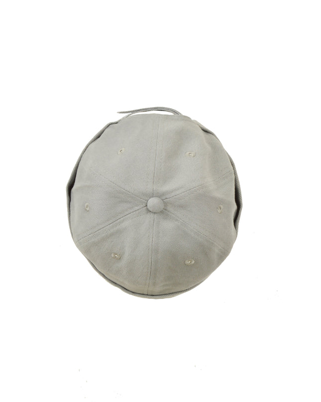 Bonnet Docker en velours côtelé gris clair - Style Noël