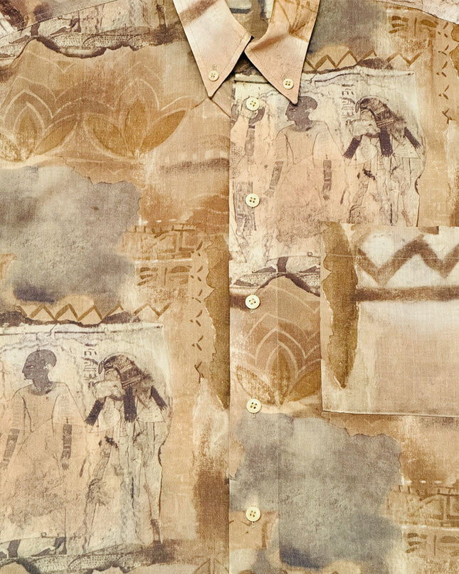 Chemise vintage - Motif égyptien