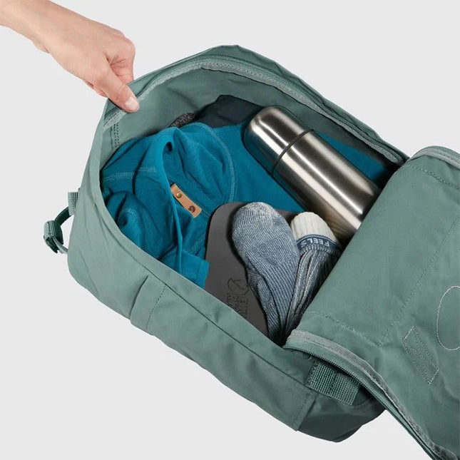 Sac à dos Fjällräven Kånken | Vert feuillage et sable pêche