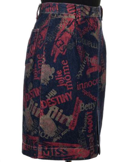 Vintage Printed Skirt