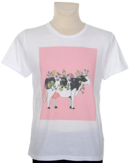 T-shirt - Motif vache pour les fêtes de Pâques