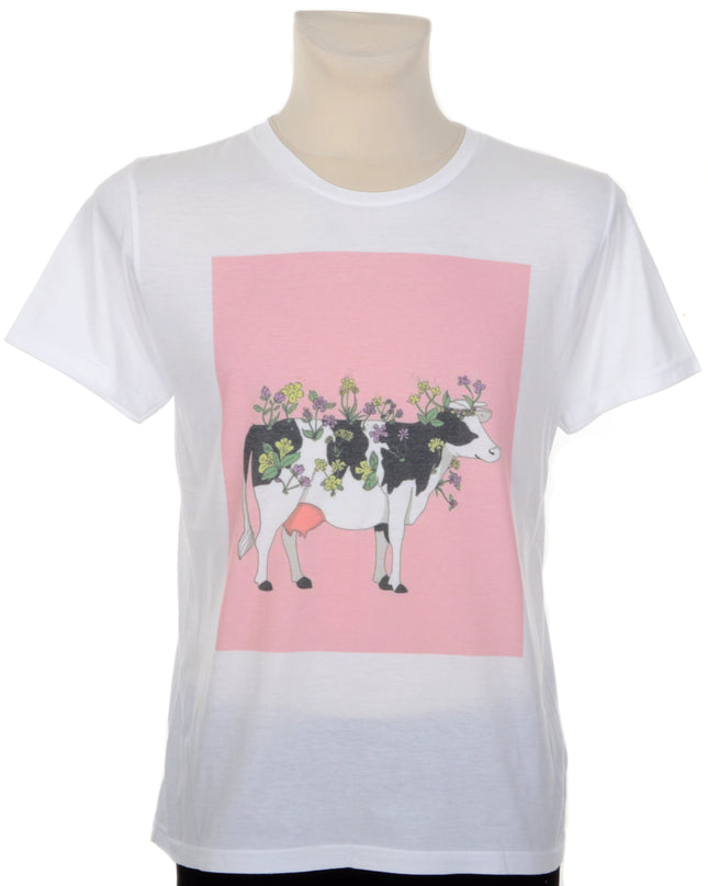 T-shirt - Motif vache pour les fêtes de Pâques