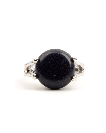 Bague cercle noir