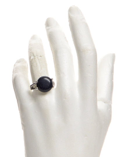 Bague cercle noir