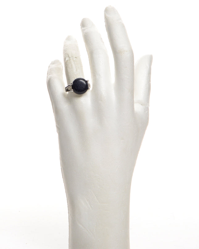 Bague cercle noir