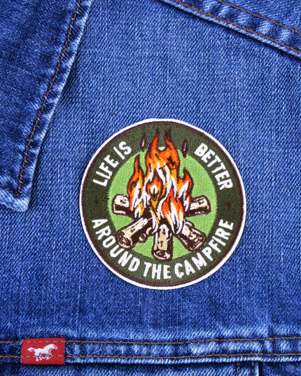 Écusson thermocollant - La vie est meilleure