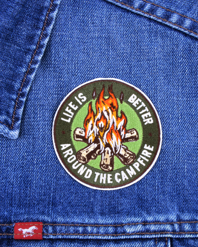 Écusson thermocollant - La vie est meilleure