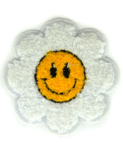 Patch - Smiley Fleur Duveteuse | Vêtements de Pâques pour Tous Âges