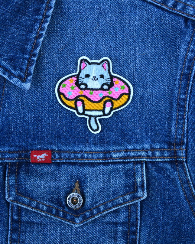 Patch - Chat dans un donut
