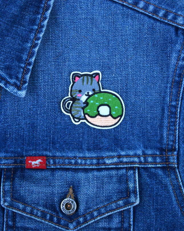 Patch - Chat avec un donut