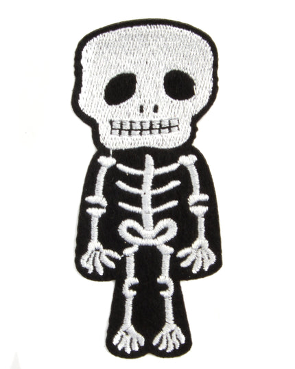 Écusson squelette - Accessoire de déguisement d'Halloween amusant