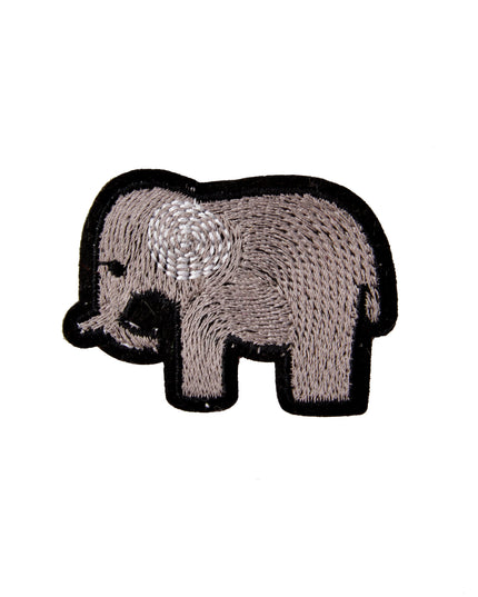 Écusson éléphant - Broderie animal élégante