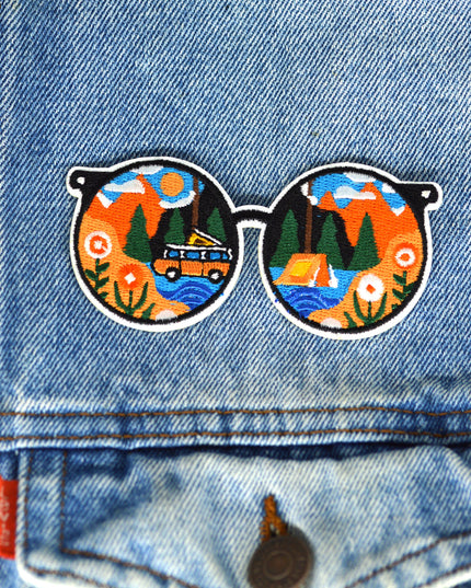 Patch - Lunettes hippies
