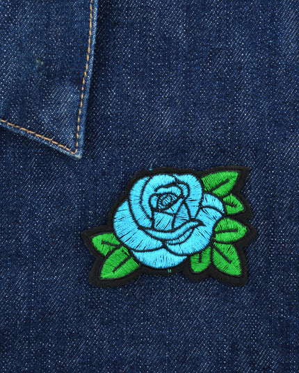 Patch - Rose bleue