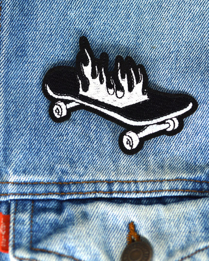 Patch - Skateboard Fiery