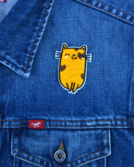 Patch - Chat potelé souriant