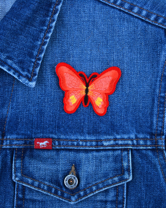 Orange Butterfly Patch