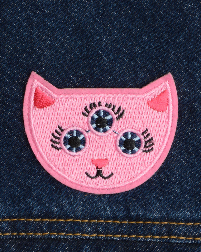 Patch - Accessoire de costume d'Halloween pour chat rose