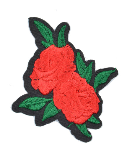 Patch - Rose rouge double