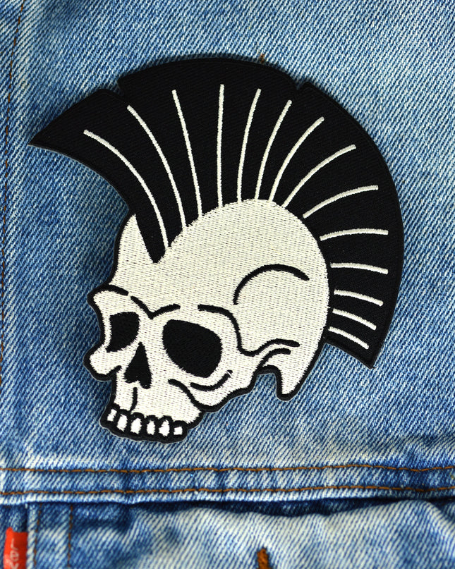 Patch - Crâne Punk | Déguisements d'Halloween pour tous