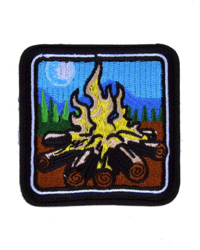 Écusson - Motif de feu de camp