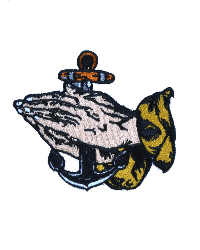 Écusson - Prière avec motif d'ancre
