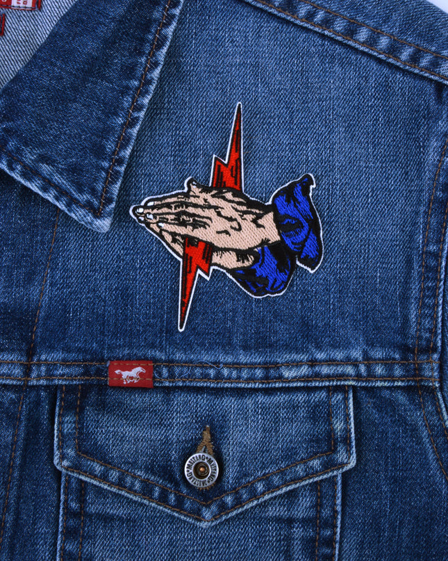 Écusson de prière éclair - Accessoire de costume d'Halloween