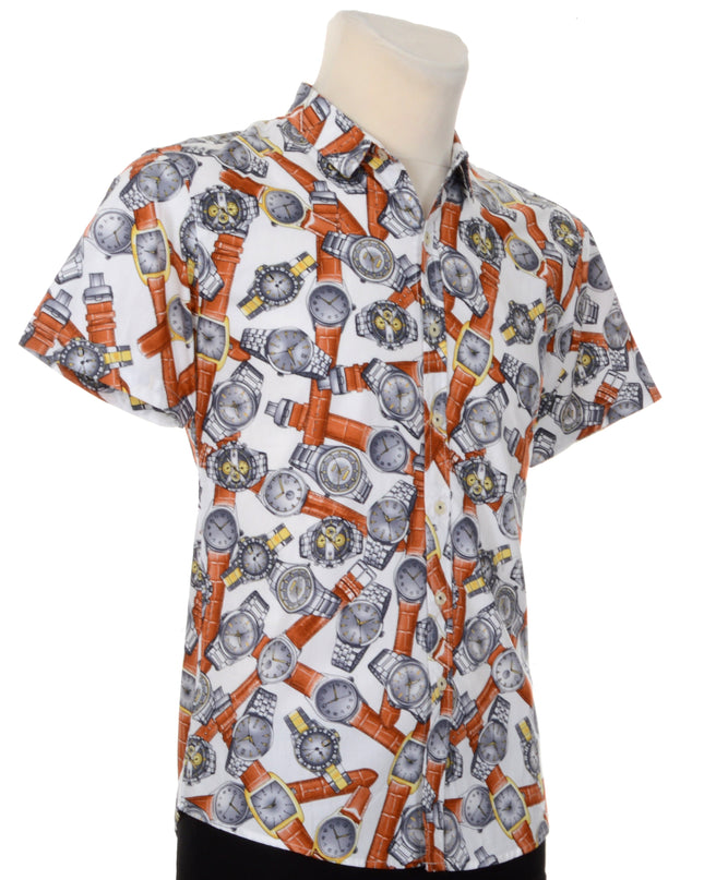 Chemise - Motif montre | Idéale pour les pulls de Noël