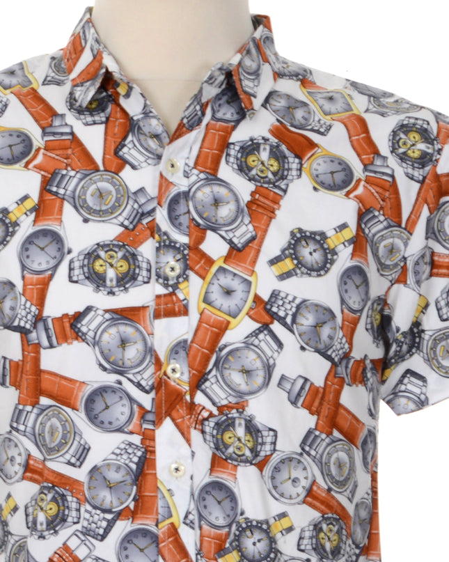 Chemise - Motif montre | Idéale pour les pulls de Noël
