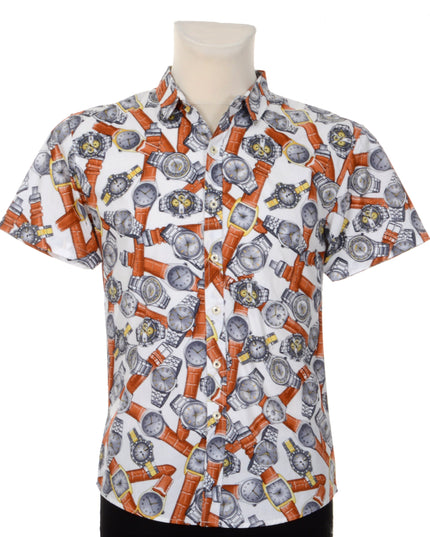 Chemise - Motif montre | Idéale pour les pulls de Noël