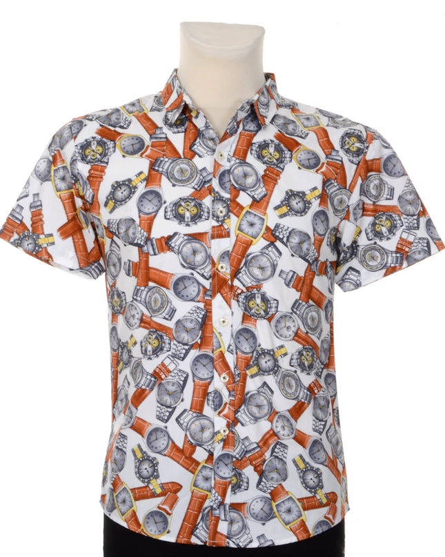 Chemise - Motif montre | Idéale pour les pulls de Noël