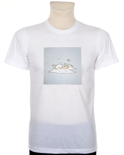 T-shirt - Motif montagne pour hommes et femmes