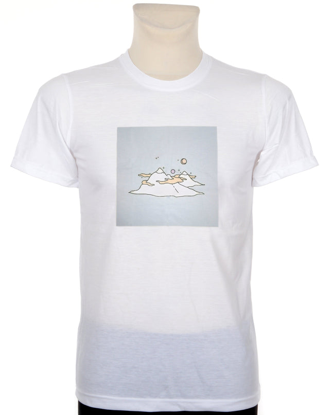 T-shirt - Motif montagne pour hommes et femmes