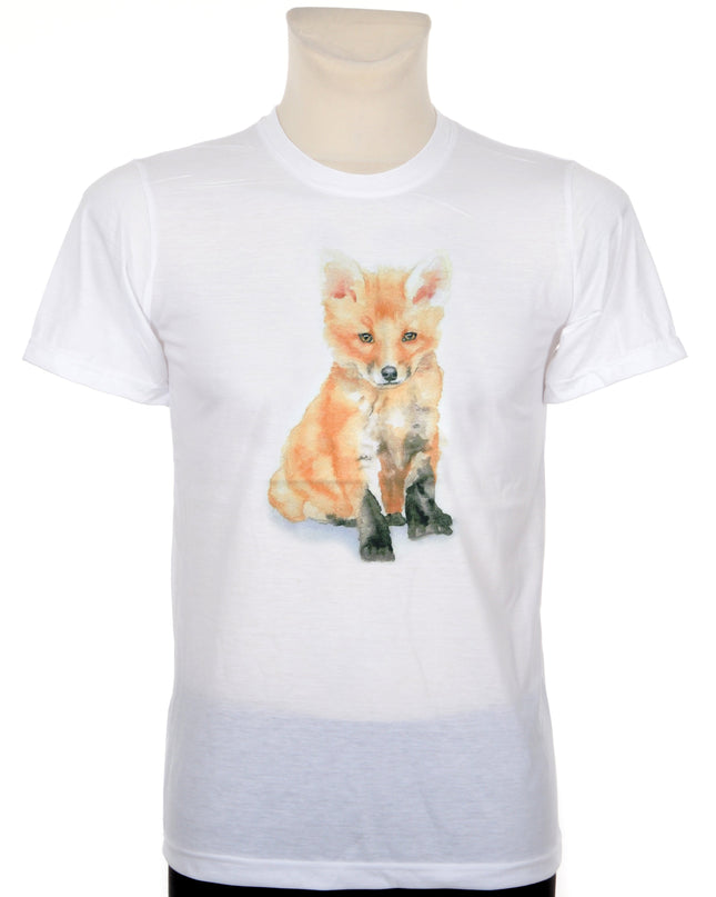 T-shirt - Motif renard pour Pâques, unisexe