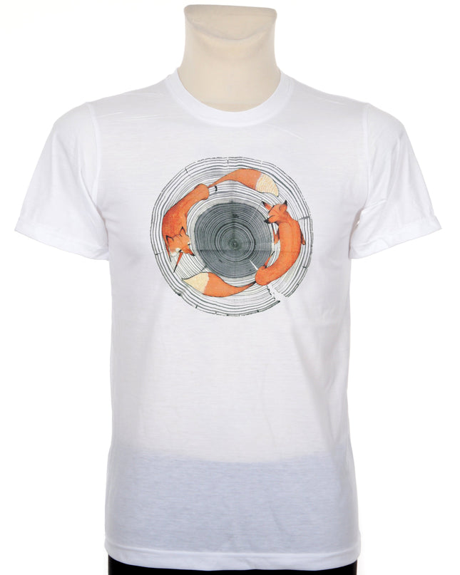 T-shirt - Motif renards pour Pâques, unisexe