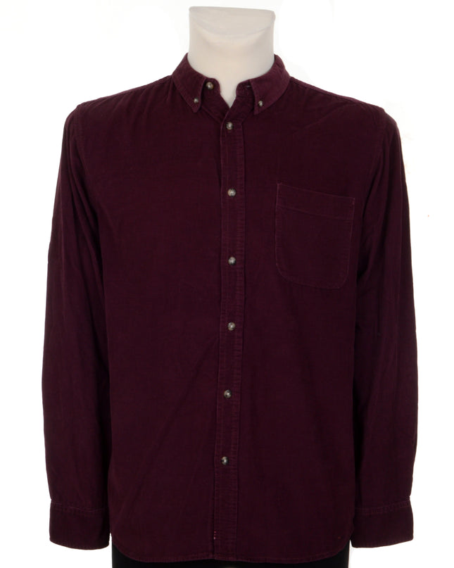 Chemise vintage - Pull de Noël en velours côtelé violet pour hommes et femmes