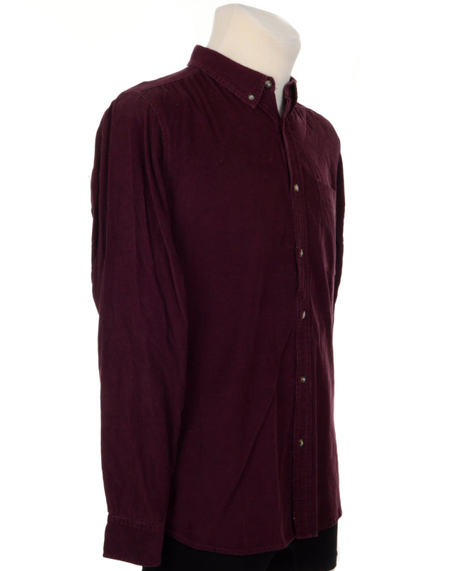 Chemise vintage - Pull de Noël en velours côtelé violet pour hommes et femmes