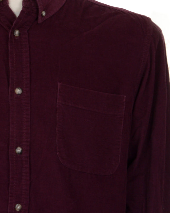 Chemise vintage - Pull de Noël en velours côtelé violet pour hommes et femmes