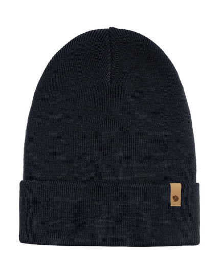 Bonnet Fjällräven Classic Knit - Bleu marine foncé