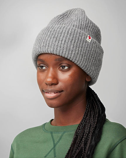 Bonnet Fjällräven Heavy Beanie - Chêne foncé